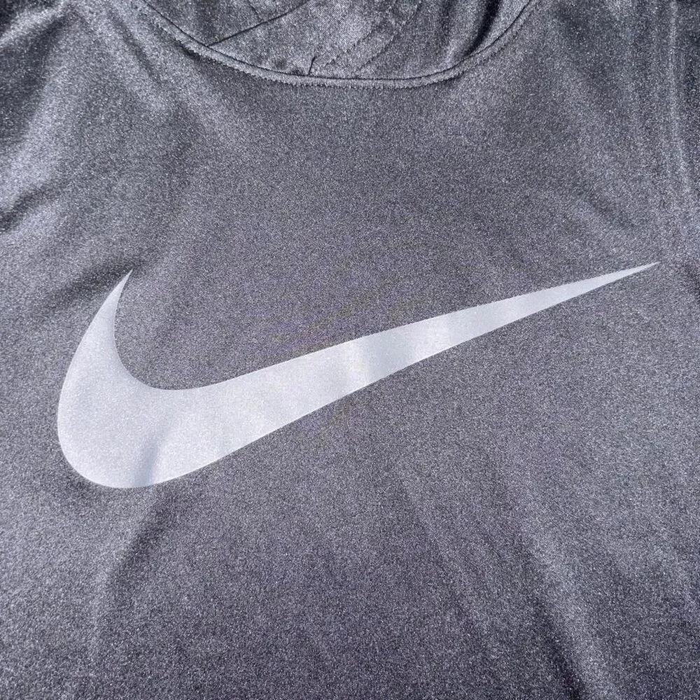 Nike Black and Grey T-shirt
